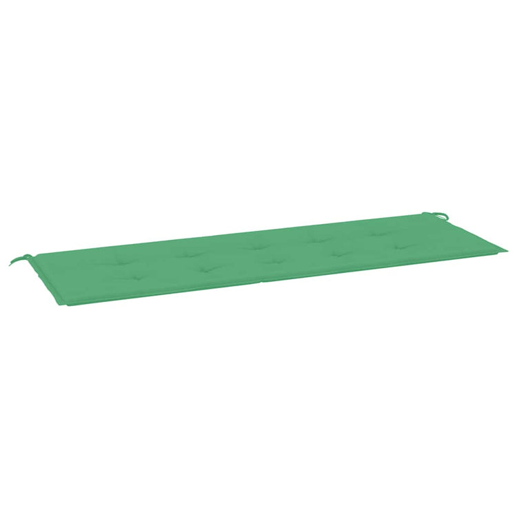 Vidaxl Garden Bench Kissen 150x50x3 cm Oxford Stoff grün