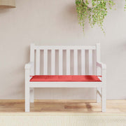 Vidaxl Garden Bench Kissen 120x50x3 cm Oxford Stoff rot - afbeelding 1