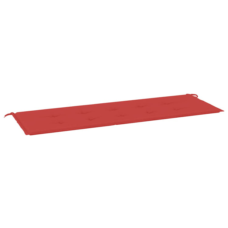 Vidaxl Gartenbank Kissen 150x50x3 cm Oxford Stoff rot