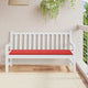 Vidaxl Gartenbank Kissen 150x50x3 cm Oxford Stoff rot