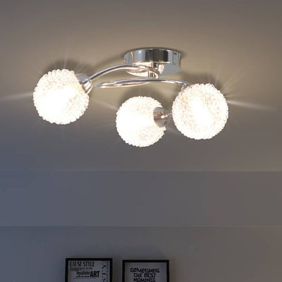 Vidaxl Deckenlampe mit 3 LED -Lampen G9 120 W.