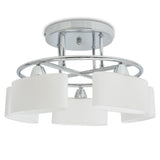 VIDAXL -Deckenlampe mit Ellips -verdrängten Glashauben 5xe14 200W - afbeelding 2