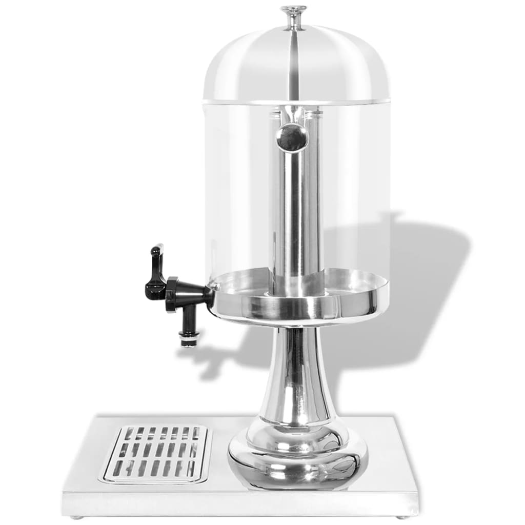 Vidaxl Sapdispenser Edelstahl 8 l