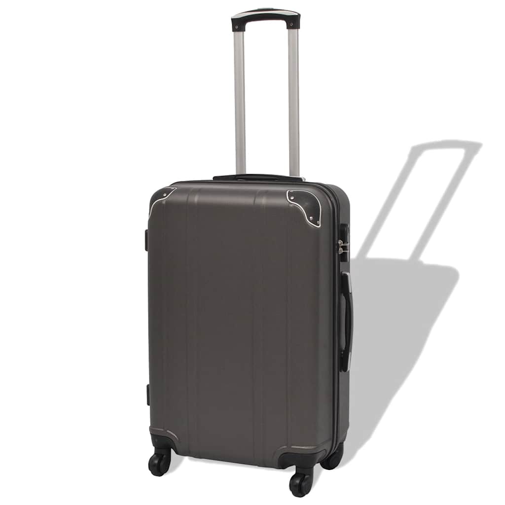 Vidaxl Hard Rolling Case Set Anthrazit 4-DLG