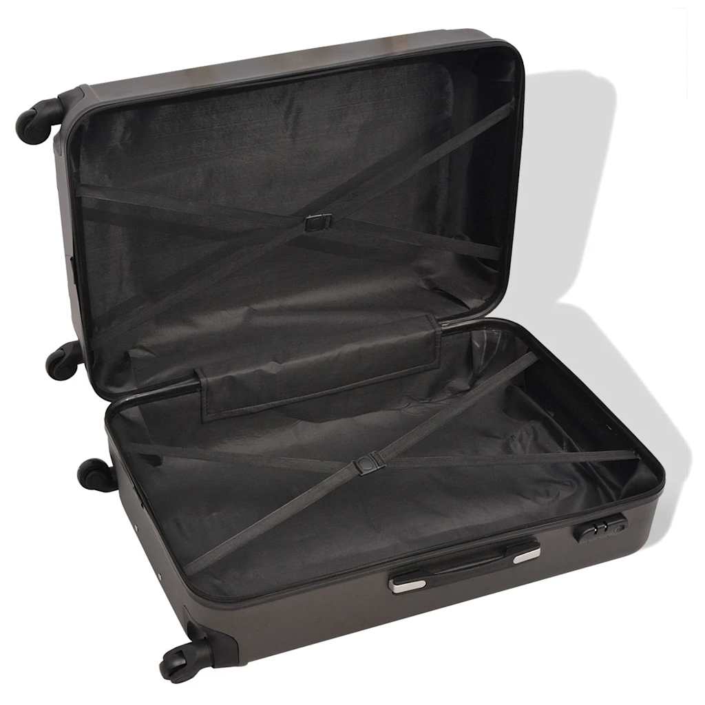 Vidaxl Hard Rolling Case Set Anthrazit 4-DLG