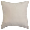 Vidaxl -Kissen umfasst 4 Stücke Beige Imitation Wildleder 50x50 cm Polyester