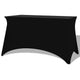 VIDAXL -Tischabdeckung Stretch Black 243x76x74 cm 2 STS