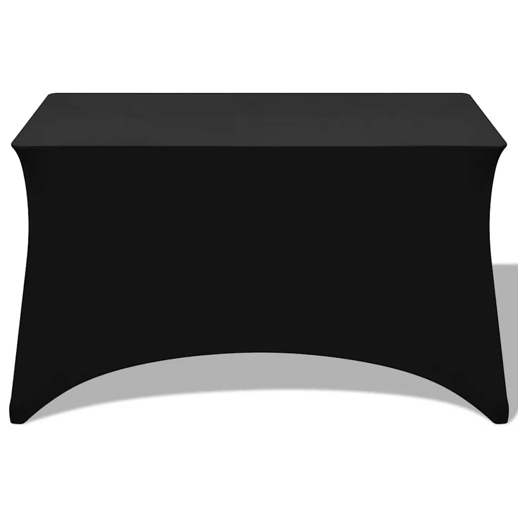 VIDAXL -Tischabdeckung Stretch Black 243x76x74 cm 2 STS