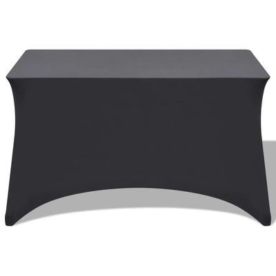 VIDAXL -Tischabdeckung Stretch Anthrazit 120x60.5x74 cm 2 STs