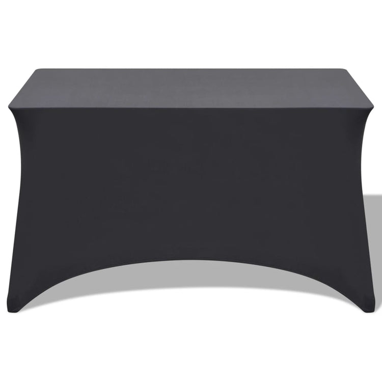VIDAXL -Tischabdeckung Stretch Anthrazit 120x60.5x74 cm 2 STs