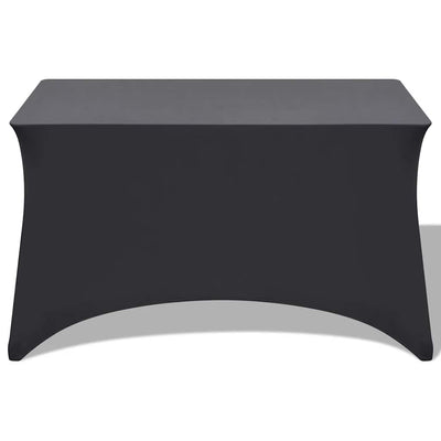 VIDAXL -Tabelle Abdeckung Stretch Anthrazit 183x76x74 cm 2 PCs