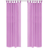 VIDAXL -Vorhänge Voile 140x245 cm Lila 2 PCs