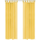 VIDAXL -Vorhänge Voile 140x175 cm Gelb 2 Sts