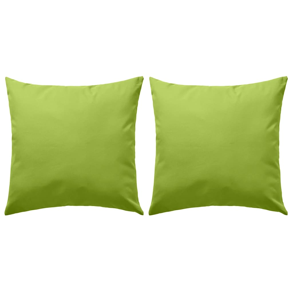 Vidaxl Outdoor -Kissen 45x45 cm Apple Green 2 PCs