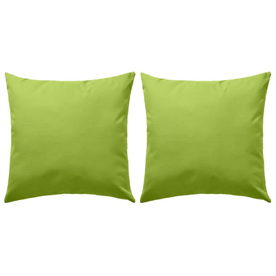 Vidaxl Outdoor -Kissen 45x45 cm Apple Green 2 PCs