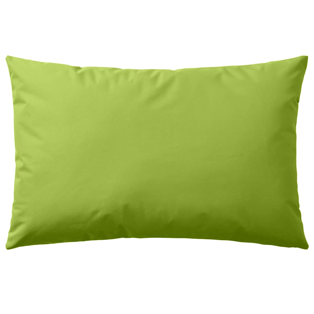 Vidaxl Outdoor -Kissen 60x40 cm Apple Green 2 STs