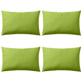 Vidaxl Outdoor -Kissen 60x40 cm Apple Green 4 PCs - afbeelding 2