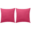 Vidaxl Outdoor -Kissen 45x45 cm Pink 2 PCs