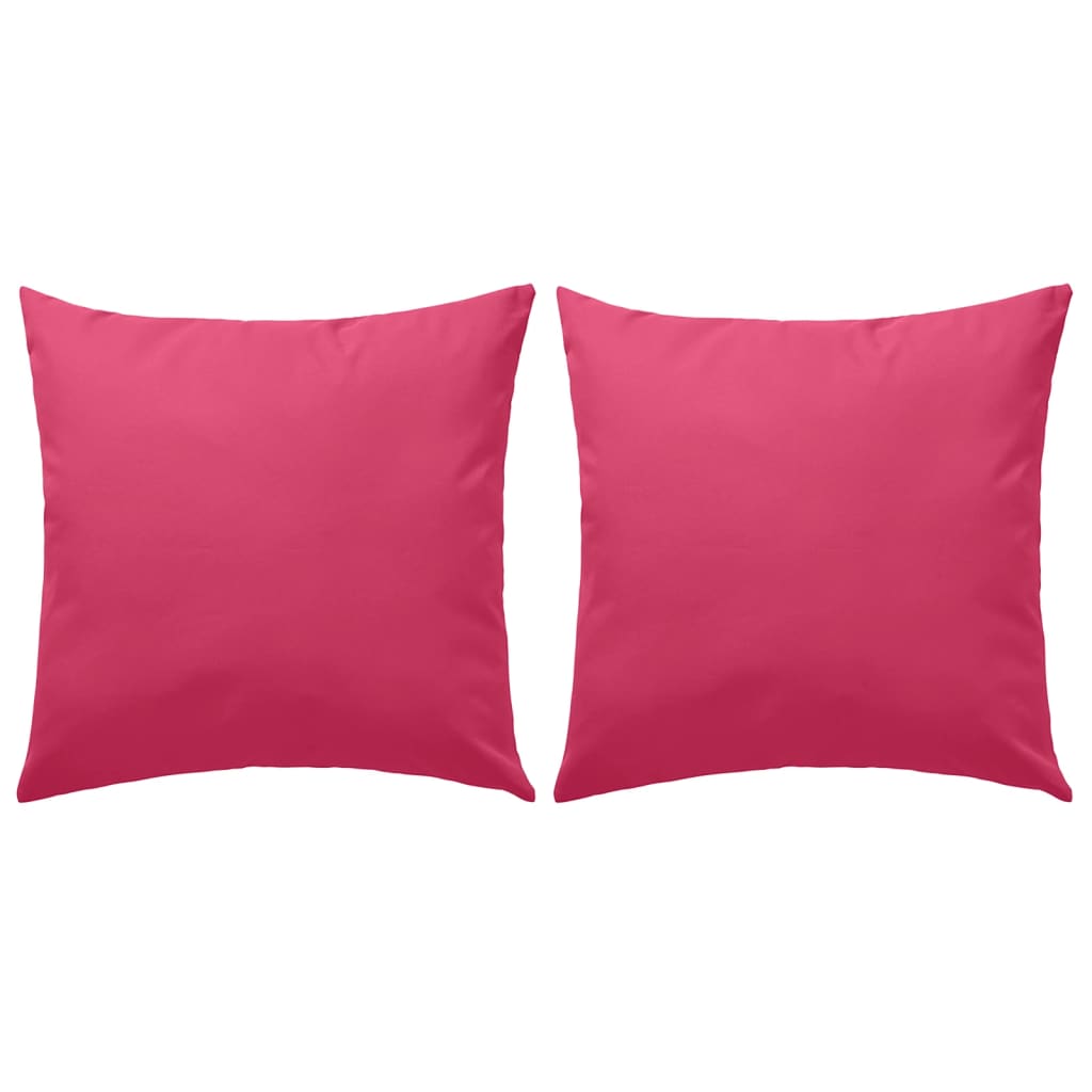Vidaxl Outdoor -Kissen 45x45 cm Pink 2 PCs