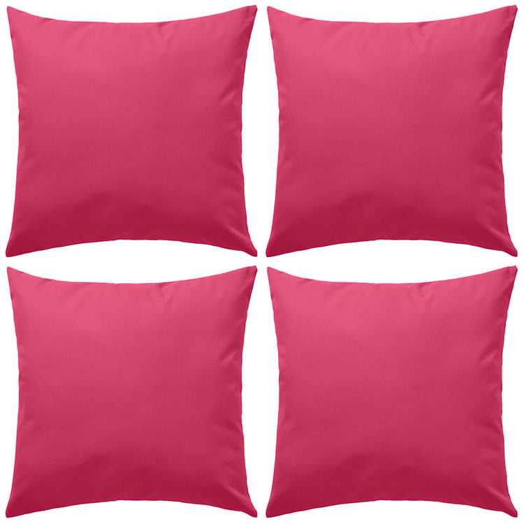 Vidaxl Outdoor -Kissen 45x45 cm Pink 4 PCs