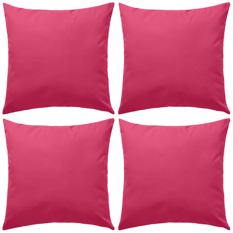 Vidaxl Outdoor -Kissen 45x45 cm Pink 4 PCs