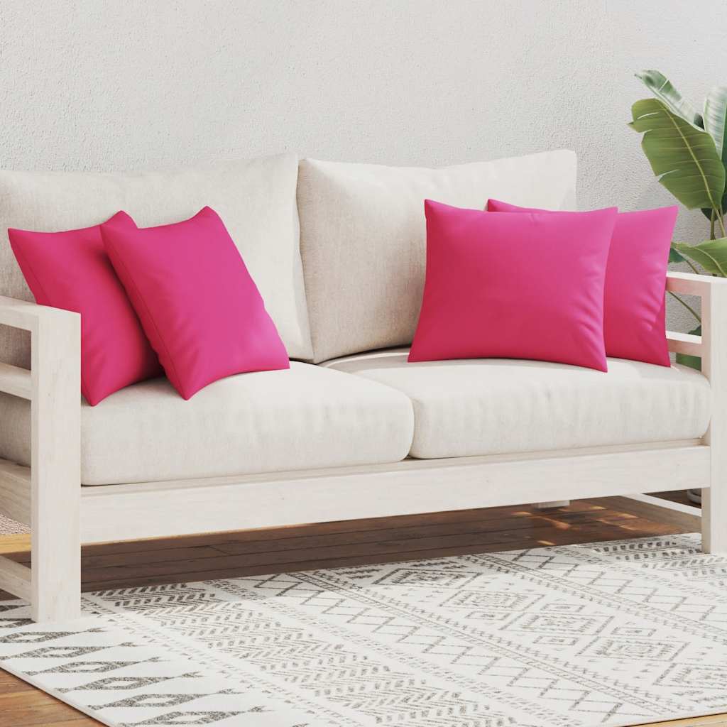 Vidaxl Outdoor -Kissen 45x45 cm Pink 4 PCs