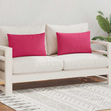 Vidaxl Outdoor -Kissen 60x40 cm Pink 2 STs - afbeelding 2