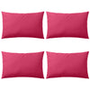 Vidaxl Outdoor -Kissen 60x40 cm Pink 4 PCs