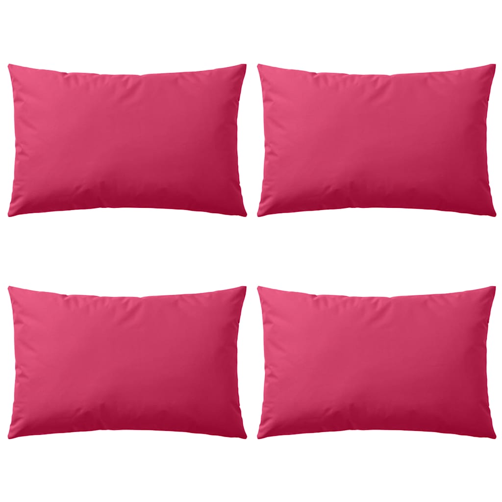 Vidaxl Outdoor -Kissen 60x40 cm Pink 4 PCs