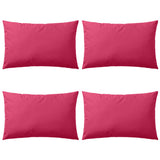 Vidaxl Outdoor -Kissen 60x40 cm Pink 4 PCs - afbeelding 1