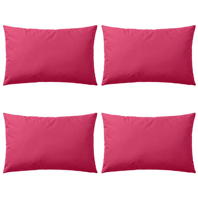 Vidaxl Outdoor -Kissen 60x40 cm Pink 4 PCs