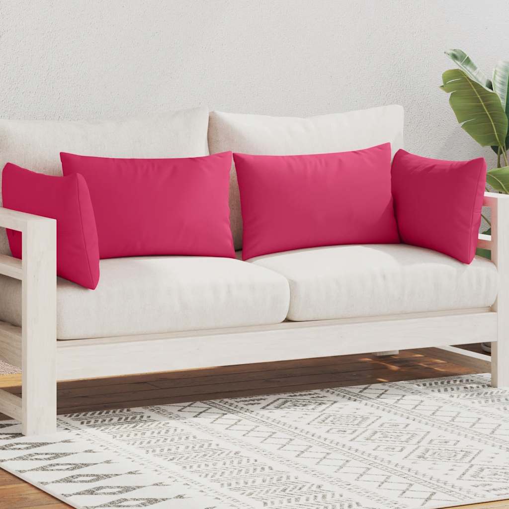 Vidaxl Outdoor -Kissen 60x40 cm Pink 4 PCs