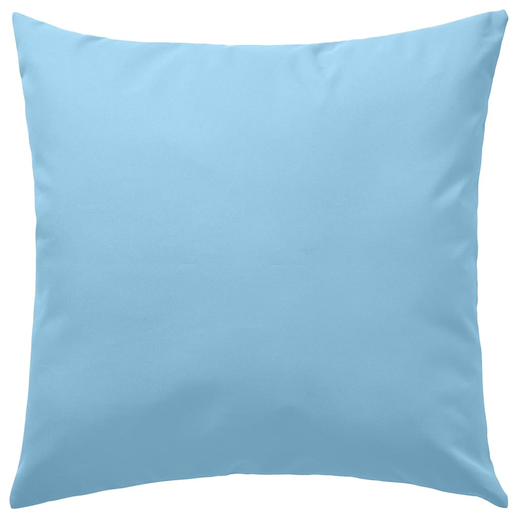 Vidaxl Outdoor -Kissen 45x45 cm hellblau 4 PCs