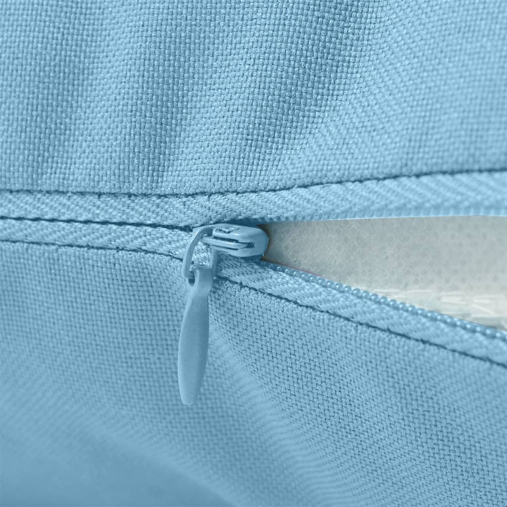 Vidaxl Outdoor -Kissen 45x45 cm hellblau 4 PCs