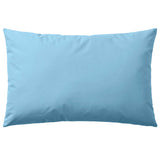 Vidaxl Outdoor -Kissen 60x40 cm hellblau 4 STs - afbeelding 3