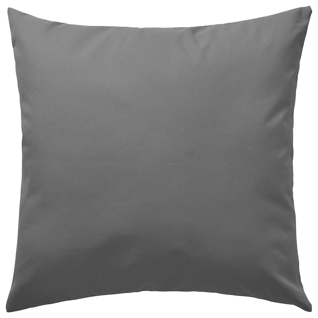 Vidaxl Outdoor -Kissen 45x45 cm grau 2 PCs