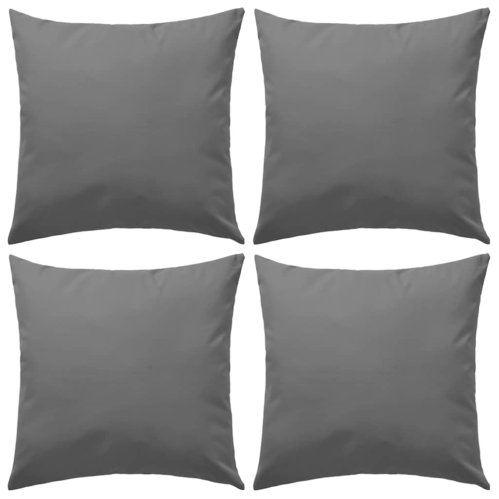 Vidaxl Outdoor -Kissen 45x45 cm grau 4 PCs