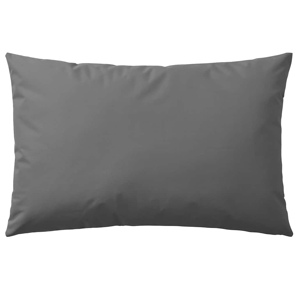 Vidaxl Outdoor -Kissen 60x40 cm grau 2 PCs