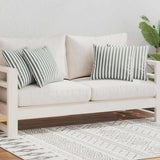 Vidaxl Outdoor -Kissen 45x45 cm gestreiftes grau 4 Stcs - afbeelding 1