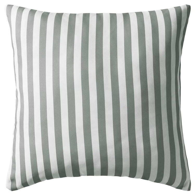 Vidaxl Outdoor -Kissen 45x45 cm gestreiftes grau 4 Stcs