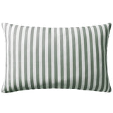 Vidaxl Outdoor -Kissen 60x40 cm gestreiftes graues 2 PCs - afbeelding 3