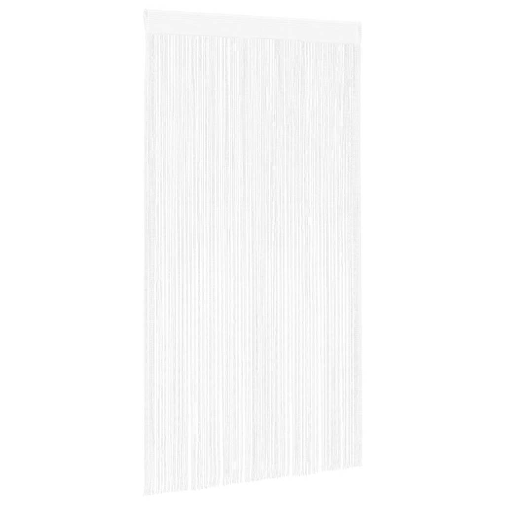 VIDAXL -Kabelvorhänge 2 PCs 100x250 cm Weiß