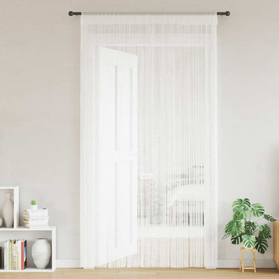 Vidaxl -Drahtvorhänge 2 ST 140x250 cm Weiß