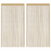 VIDAXL -Kabelvorhänge 100x250 cm Beige 2 STS