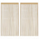 VIDAXL -Kabelvorhänge 100x250 cm Beige 2 STS