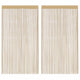 VIDAXL -Kabelvorhänge 140x250 cm Beige 2 STS