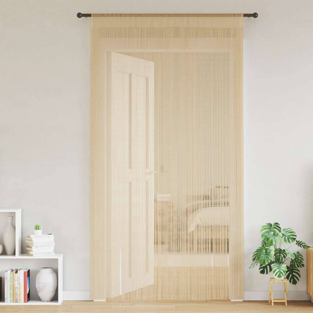 VIDAXL -Kabelvorhänge 140x250 cm Beige 2 STS