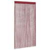VIDAXL -Kabelvorhänge 140x250 cm Weinrot 2 PCs