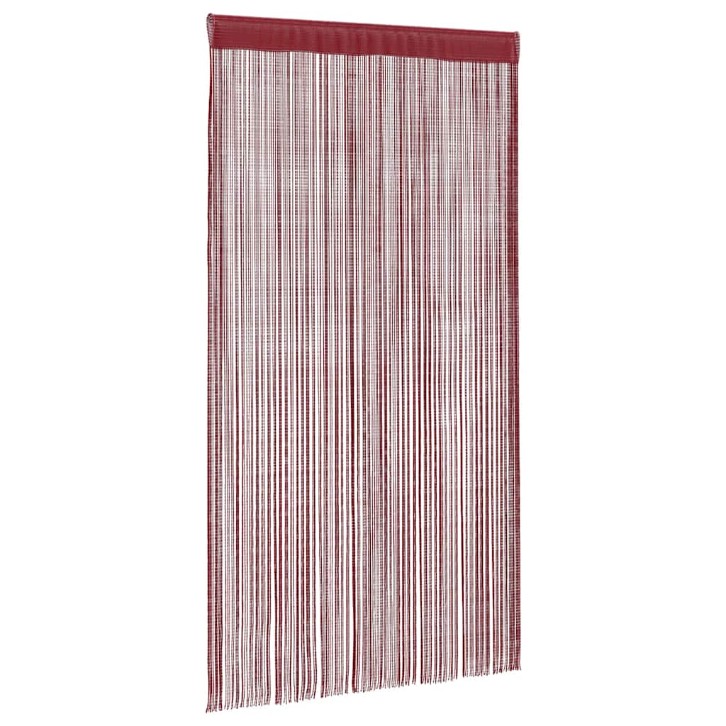 VIDAXL -Kabelvorhänge 140x250 cm Weinrot 2 PCs