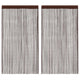 VIDAXL -Kabelvorhänge 100x250 cm Braun 2 PCs